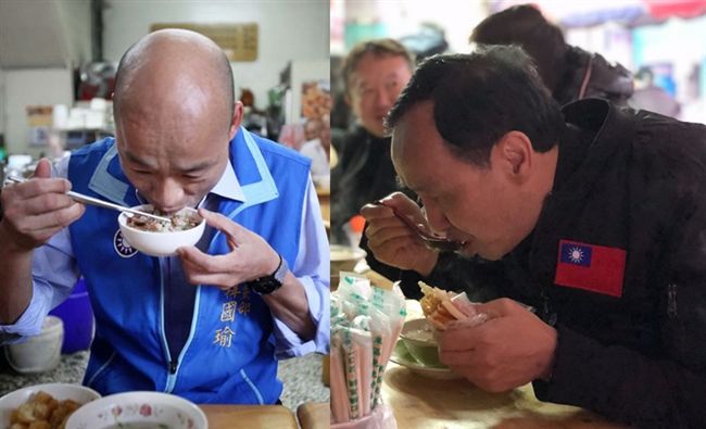 朱立倫元旦吃燒餅秀親民？網：秀造神