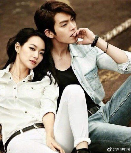 金宇彬、申敏兒拍攝廣告結緣，愛情長跑11年。（圖／翻攝自微博）