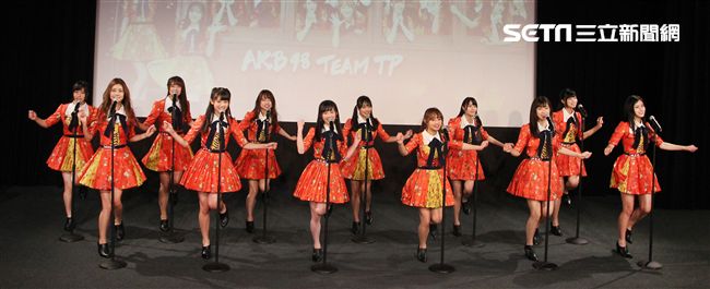台灣女子團體AKB48 Team TP安安大明星。（記者邱榮吉/攝影）