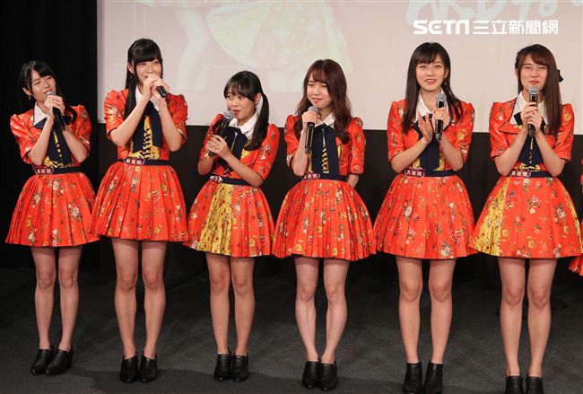 台灣女子團體AKB48 Team TP安安大明星。（記者邱榮吉/攝影）