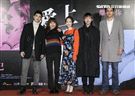 愛上卡夫卡映前記者會，陳玉慧導演、簡嫚書、林哲熹、大慶、邱比、Kiwibaby。（記者林士傑/攝影）