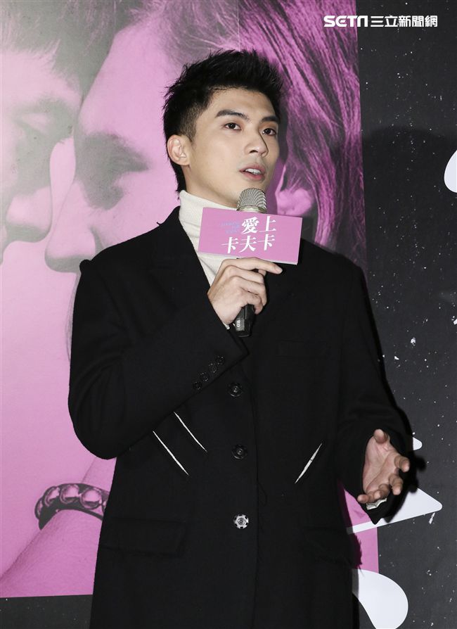 愛上卡夫卡映前記者會，林哲熹。（記者林士傑/攝影）