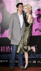 愛上卡夫卡映前記者會，大慶、Kiwebaby。（記者林士傑/攝影）