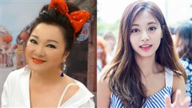 白冰冰、子瑜(圖/翻攝自白冰冰臉書、tzuyutwice IG)

