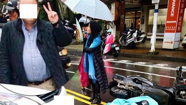 台灣人硬起來！老外撞騎士還比YA！