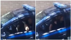 阿根廷,警察,停職,愛撫,警車(圖/翻攝自YouTube)