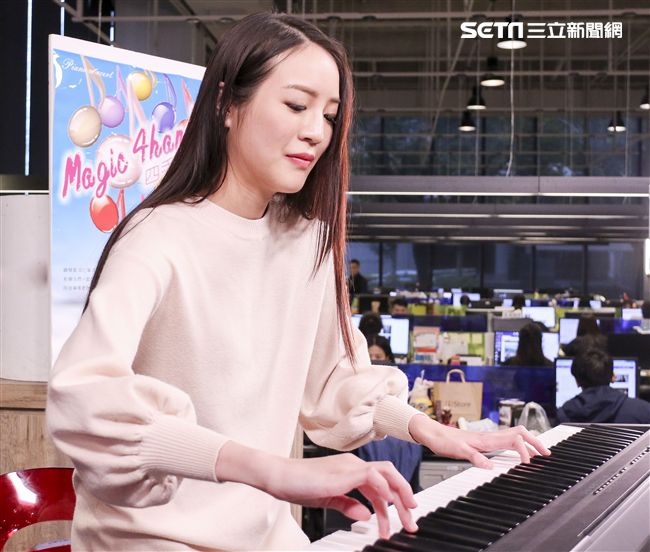 邱俐穎安安大明星。（記者林士傑/攝影）