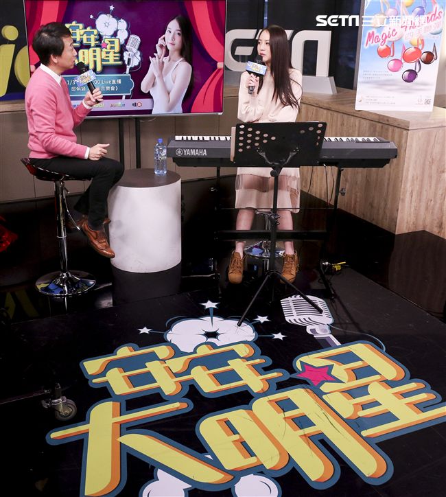 邱俐穎安安大明星。（記者林士傑/攝影）