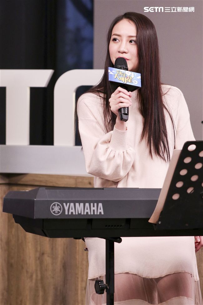 邱俐穎安安大明星。（記者林士傑/攝影）