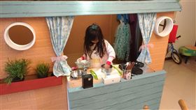 超狂老爸打造出一座專屬女兒的「秘密基地」。（圖／翻攝自Dcard）