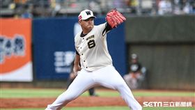 中華職棒明星賽白隊陳琥。 （圖／記者林敬旻攝）