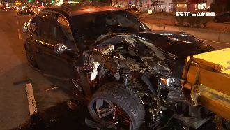 高速闖紅燈釀禍　3車連環撞釀4傷