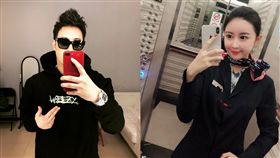潘瑋柏,空姐女友／翻攝自潘瑋柏IG、微博