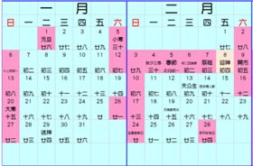 除了除夕到初三是國定假日，另外5天假是從周休和彈性放假而來。（圖／行政院人事行政總處）