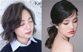「學姐」黃瀞瑩幫髮廊拍的成果圖。（圖／翻攝自Kairos Hair Salon）/韓冰/IG