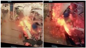 墨西哥,阿卡普爾科,遊艇,爆炸,加油(圖/翻攝自每日郵報)