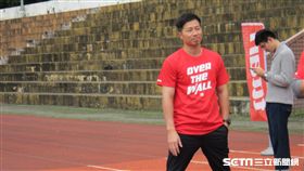 ▲Lamigo外野手鍾承祐出席球員工會線上路跑活動。（圖／記者蕭保祥攝影）