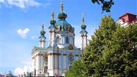 烏克蘭基輔聖安德魯斯教堂（圖／pixabay）