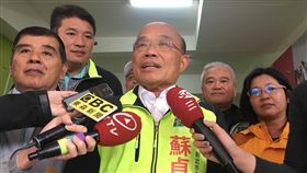 蘇貞昌：黨有代理主席機制  中生代應扛責任總統蔡英文辭民進黨主席一職。前行政院長蘇貞昌（前中）27日指出，黨有代理主席的機制，在這個時候，應該由優秀中生代來扛更大的責任。（蘇貞昌競選辦公室提供）中央社記者王鴻國傳真  107年11月27日