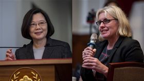 蔡英文與外國媒體（外媒）茶敘
圖翻攝自蔡英文臉書