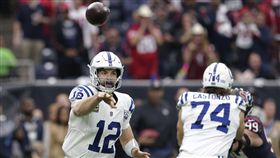 ▲Andrew Luck帶領小馬在季後賽持續前進。（圖／美聯社／達志影像）