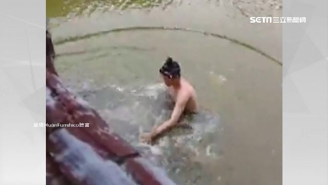 「總統轉發我就跳」清大男跳湖兌承諾