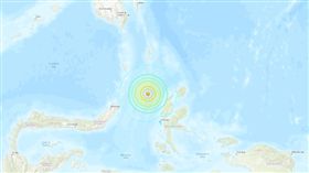 印尼摩鹿加群島地震／美國地質調查所網站