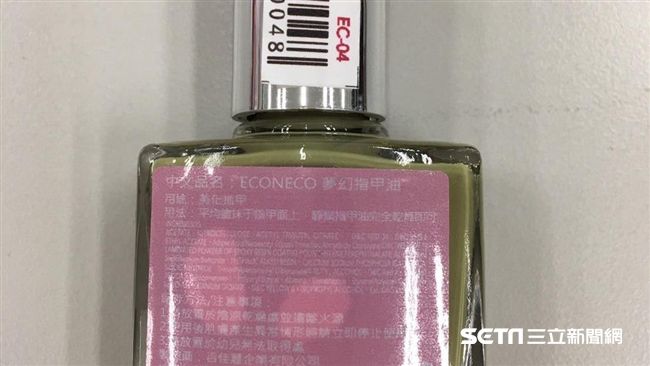 指甲油抽驗　日系療癒夢幻品牌出包