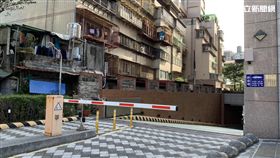 台北市大同分局停車場出入口（楊忠翰攝）