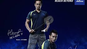 ▲塞蒂亞萬／阿赫桑目前世界排名第9。（圖／美津濃提供）