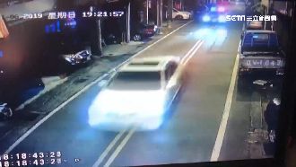 毒通緝犯撞車保桿掉　仍猛踩油門逃逸
