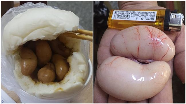 咬開包子驚見巨型雞佛！網：賺到快吞