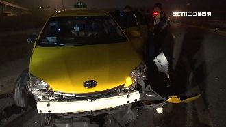 計程車追撞故障車　乘客頭部重創昏迷