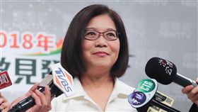 管碧玲出席民進黨高雄市長初選政見發表民進黨2018年高雄市長初選電視政見發表會27日在壹電視舉行，參選人立委管碧玲（圖）出席發表政見。中央社記者裴禛攝　107年2月27日