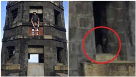 宜蘭,天使階梯,舊照,女孩,入鏡(圖/翻攝自爆廢公社)