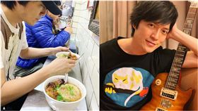 五月天,怪獸,台中,排骨酥麵（圖／翻攝自m0oo0nster IG）