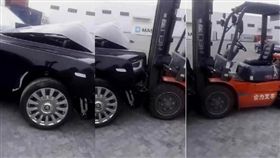 史上最貴開箱！4千萬勞斯萊斯幻影　出貨櫃遭撞毀GG了
翻攝自微博