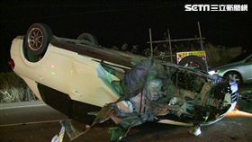 苗栗台6線路口車禍