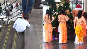 小孩子語出驚人，真的會讓大人哭笑不得！一名爸爸表示，他的兒子日前看到肚皮舞者，結果竟在大庭廣眾之下對媽媽大喊「比你漂亮！」讓他聽了秒尷尬。其他網友看到後，紛紛直喊「兒子真的超會一秒激怒媽媽！」（圖／翻攝自爆廢公社）