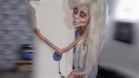 塔巴爾（Sahar Tabar）,喪屍版裘莉,安潔莉娜裘莉（圖／翻攝自推特）