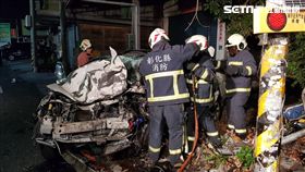 彰化BMW男酒駕逆撞，女駕駛遭撞飛慘死／翻攝畫面