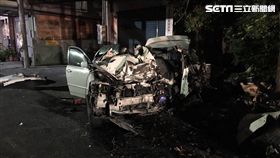 彰化BMW男酒駕逆撞，女駕駛遭撞飛慘死／翻攝畫面