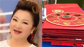 ▲費玉清與賀一航包給白冰冰單數紅包。（圖／翻攝自臉書）