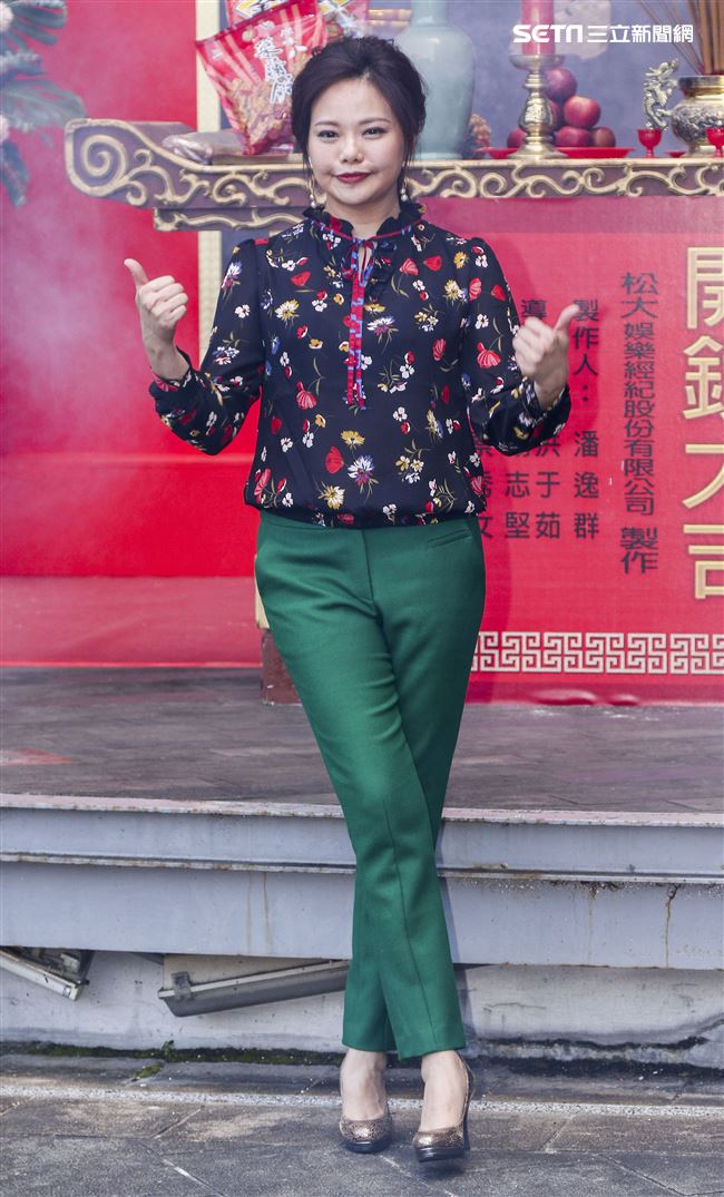 台視新八點檔「生生世世」開鏡記者會，演員林嘉俐。（記者林士傑/攝影）