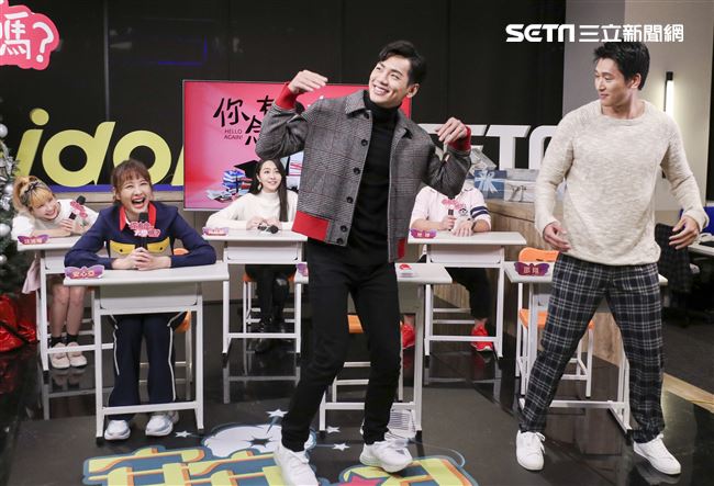 「你有念大學嗎?」安心亞、禾浩辰、邵翔、吳品潔、地球、汪沛㼆安安大明星。（記者林士傑/攝影）