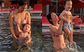 女星比基尼匍匐前進…哭哭全為滿足他