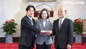 總統府召開記者會宣布新閣揆人選，蔡英文，蘇貞昌，賴清德，新聞台
