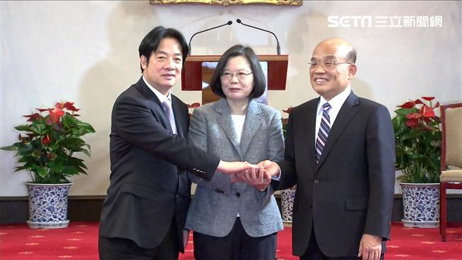 蘇貞昌組閣／小英：一起為台衝衝衝！