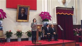 ▲總統蔡英文宣布蘇貞昌接行政院長。（圖／記者林仕祥攝）