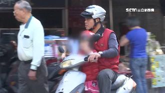 童站機車踏墊　恐成「人肉安全氣囊」